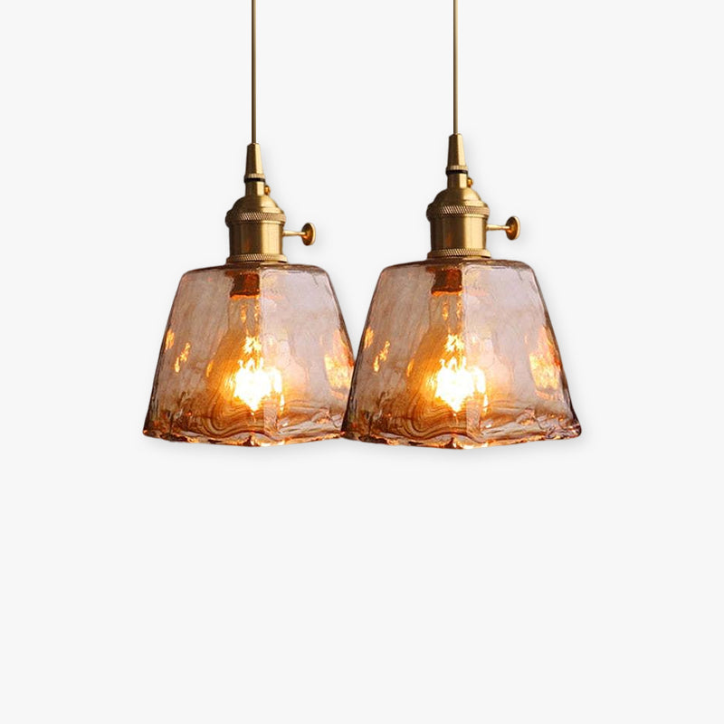 LED Hanglamp van Metaal en Glas met Verstelbare Hoogte voor Woonkamer, Eetkamer en Slaapkamer