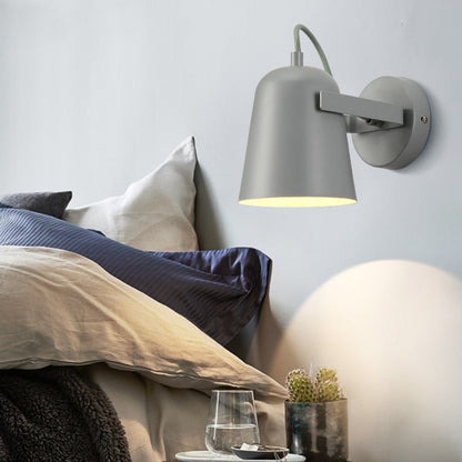 Minimalistische Wandlamp voor Slaapkamer en Woonkamer met IJzeren Behuizing