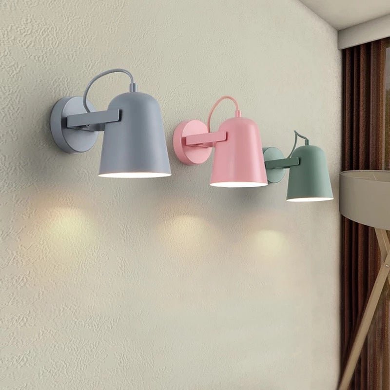 Minimalistische Wandlamp voor Slaapkamer en Woonkamer met IJzeren Behuizing