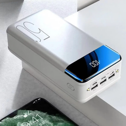 Powerbank 100.000mAh met meerdere USB-poorten en draagbaar ontwerp