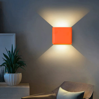 LED Wandlamp met Vierkant Design voor Slaapkamer en Woonruimte