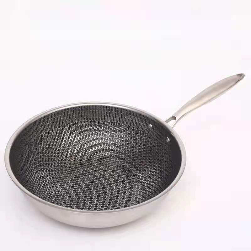 Roestvrijstalen Braadpan met Anti-aanbaklaag voor Alle Warmtebronnen en Ovengebruik