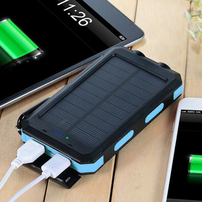 Zonne-energie Powerbank met 500000mAh Capaciteit en Dubbele USB-poorten