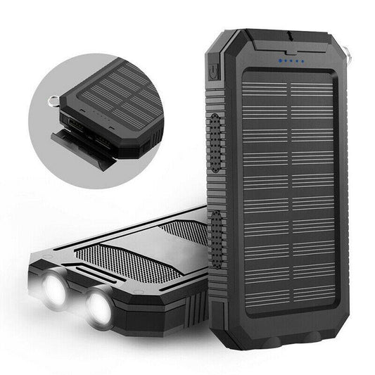 Zonne-energie Powerbank met 500000mAh Capaciteit en Dubbele USB-poorten
